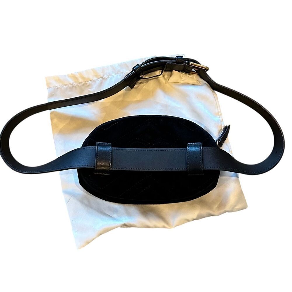 Gucci GG Marmont Crystal Belt Bag in Black - Picture 4 of 12